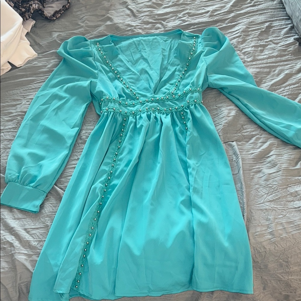 Elegant Blue  Dress